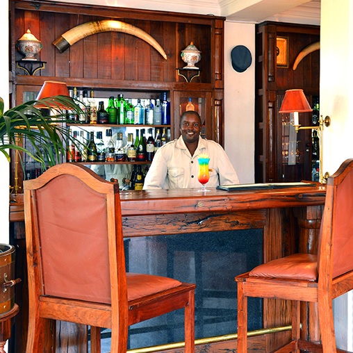 Stanley Bar at Victoria Falls Hotel